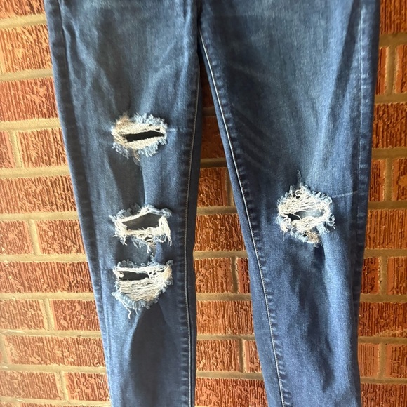 American Eagle “Jegging” Dark Wash High Waisted Skinny Jean Size 8 - Picture 4 of 7